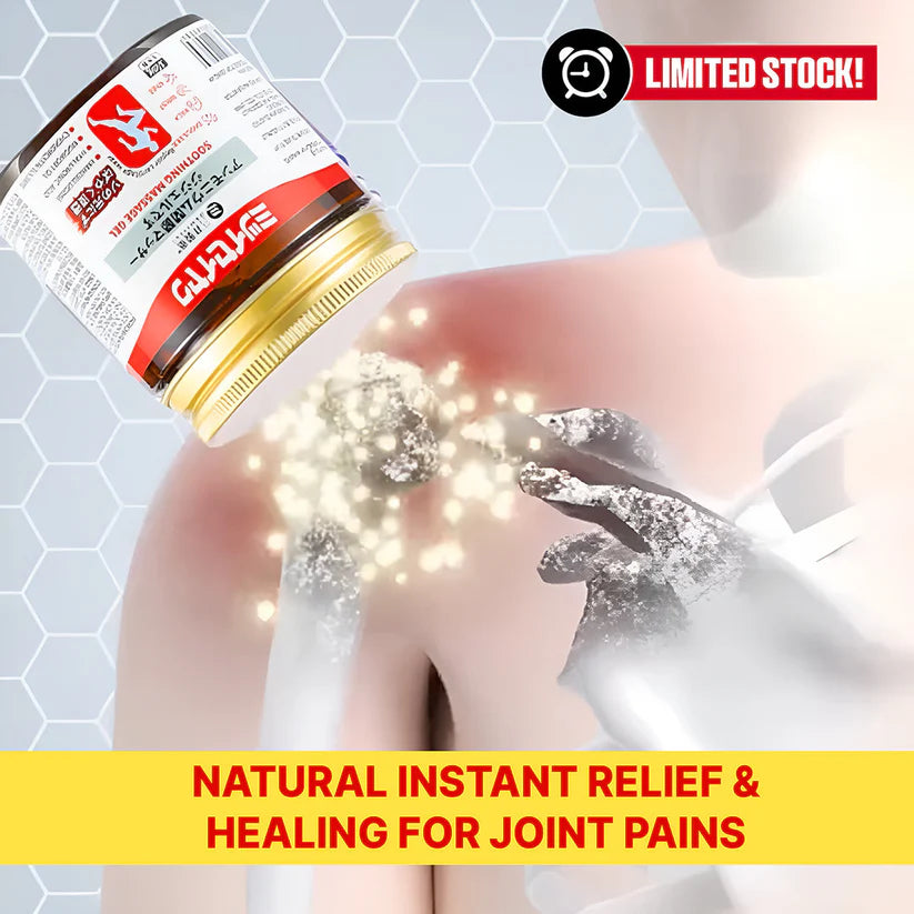 Japanese Red Massage Gel for Joint & Muscle Pain Relief | Deep Penetration Formula | Fast-Acting Herbal Therapy Gel