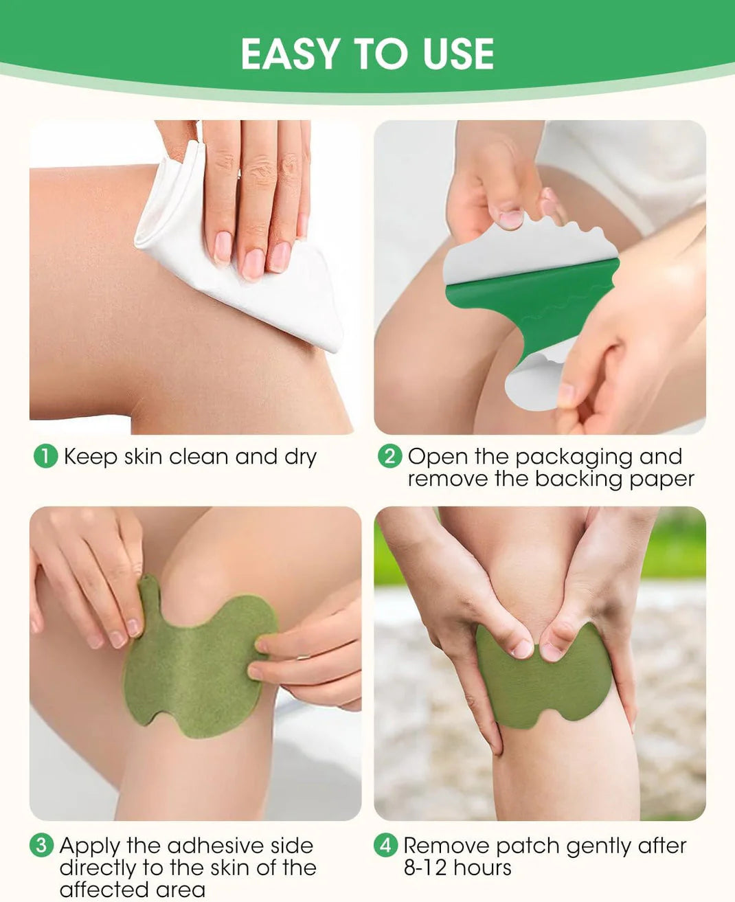 OrthoRelief™ Herbal KNEE PAIN Relief Patch